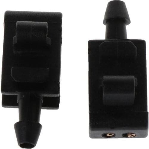 2Pcs Car Front Windshield Washer Spray Nozzle Jet for renault Megane 2 Scenic 2 8200082347