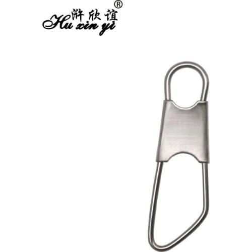 HXY PCS (100 200) SIZE( 5# - 0#) Safety Snap Swivel Fishing Hook Line Connector Fishing Swivels Accessories