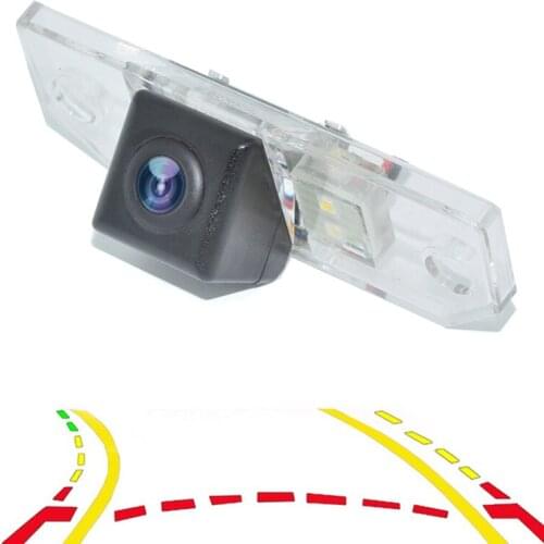 Intelligent Dynamic Trajectory Tracks Parking Line Rear View Reverse Backup Camera For Ford Sedan Focus Mondeo C-Max 2000-2010