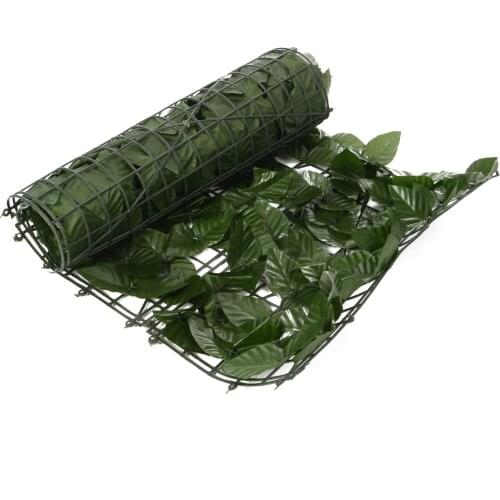 OIMG Artificial Plant Leaf Fence, Privacy Hedge Plant Panel Decoration for Garden / Courtyard Welcome to Customize More Sizes