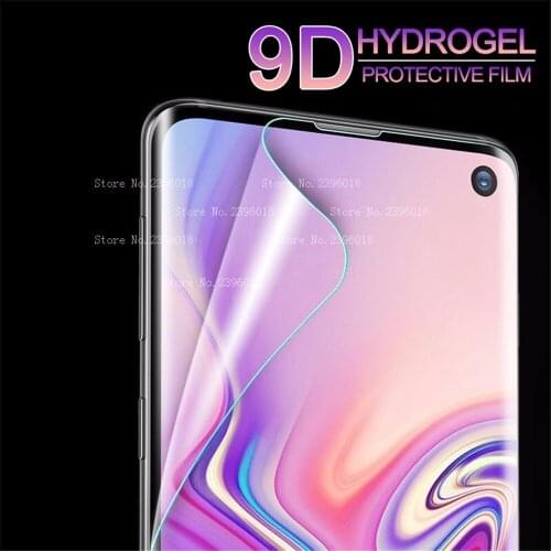 9D Full Coverage Edge Soft Hydrogel Film For Samsung Galaxy S10 S9 10Plus 10E Screen Protector For J3 J4 J6 J5 A6 A3 A5 Cover