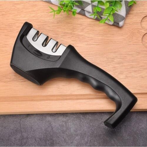 Knife Sharpener 3 Stages Professional Kitchen Sharpening Stone Grinder knives Whetstone Tungsten Diamond Ceramic Sharpener Tool