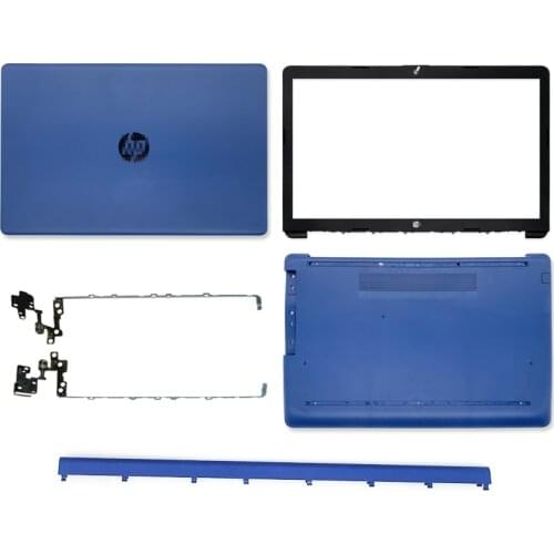 NEW Original Laptop LCD Back Cover/Front Bezel/Bottom Case/Hinges For HP Pavilion 17-BY 17-CA Series Top Case Silver L22504-001