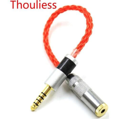 Thouliess UPOCC Single Crystal Copper 4.4mm Balanced Male to 3.5mm Balanced Female Audio Adapter Cable