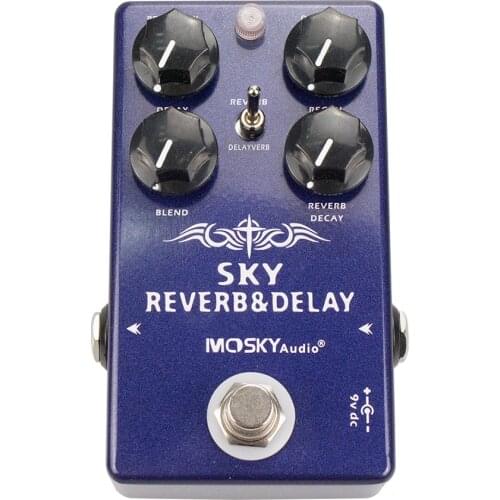 Pedal guitarra gutiar effect pedal over dirve distortion delay reverb pedal