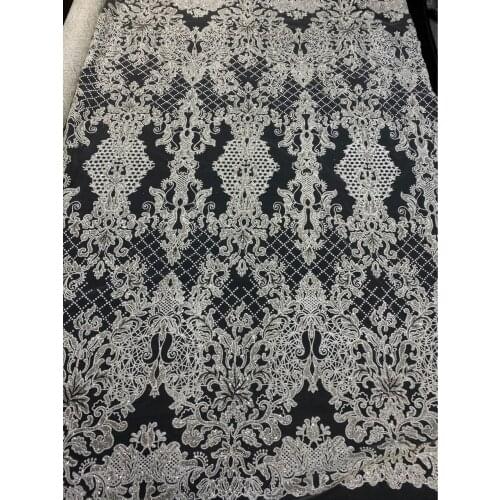 1 Yard Spray Bridal Wedding Dress Lace Fabric Luxury Evening Dress Ivory sell for 1 Yard For Wedding dress fabric Spray