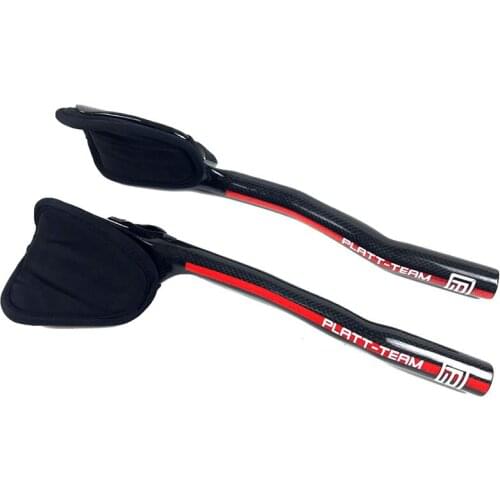 Full Carbon Fiber MTB Road Bike Rest Handlebar Fixed gear Handlebar TT Vice Handlebar 3K/12K/UD glossy Bike Accessories Parts