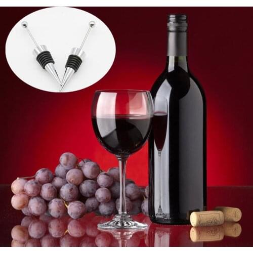 10pcs/lot beaded Bottle Stopper Wine Storage Twist Cap Plug Reusable Vacuum Sealed Wine Vacuum Retain Freshness Bar Tools