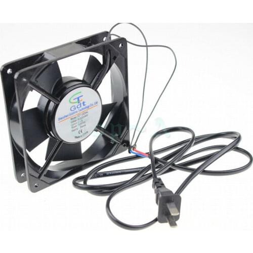Gdstime 2 pcs/lot 220V 240V 0.1A 12025 12cm 120mm AC Industrial Cooling Fan 120mm x 120mm x 25mm