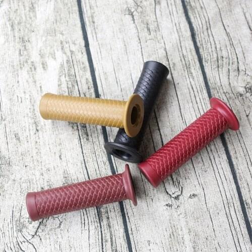7/8'' 22mm Motorcycle Handlebar Hand Grips Bar End Fish scales grips retro modified universal Handgrip