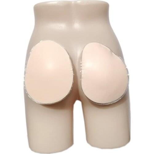 Silicone Butt Lifter Pad Hip Up Enhancer 2PS Self-adhesive Reused for Female Male Ajusen