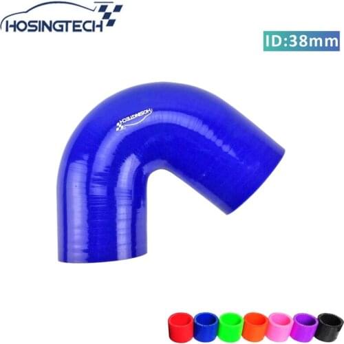 HOSINGTECH- high quality 38mm(1.5") blue 135 degree elbow silicone interccoler turbo hose