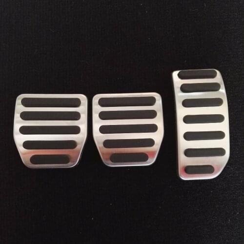 TTCR-II Car Accessories for VOLVO S60 S80L XC60 S60L V60 XC70 V70 AT MT Accelerator Gas Brake Foot rest Pedal Pads,Styling Plate