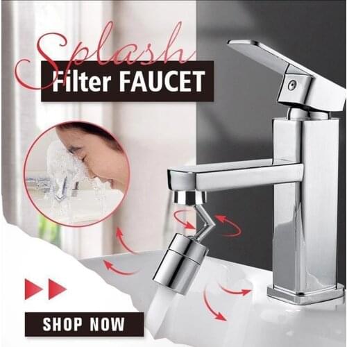 2021 Universal Splash Filter Faucet 720° Rotate Water Outlet Faucet Innovative Universal Splash Filter Faucet Rotate Water