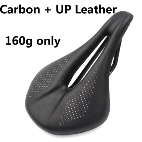 UP + 3K Carbon Saddle Road MTB Bicycle saddle Cycling Bike Seat Saddle leather Cushion matt Bike Accessories sella selle 2019