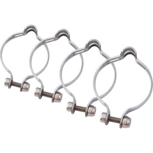 Bike Bicycle Cable Clamp Fix Frame Cable Over-wire Clamp Brake Speed Line Clip Stainless Steel 4 Sizes