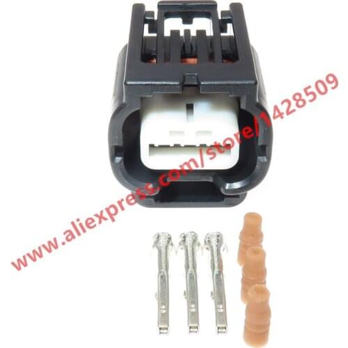 5 Sets 3 Pin Automotive Waterproof Reversing Light Harness Connector Socket For Honda Infiniti 7283-2147-30