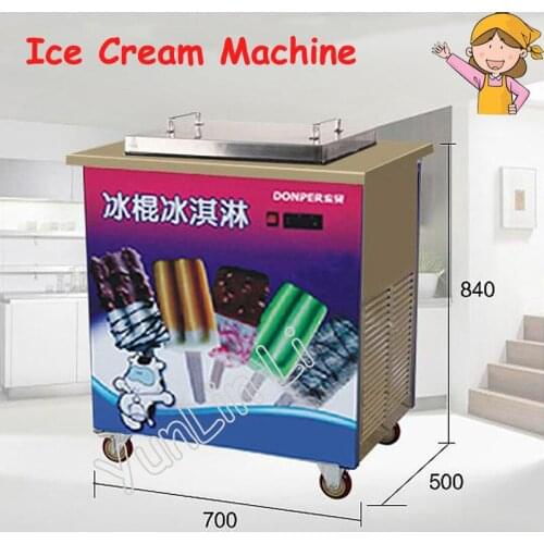 100-120pcs/h Commercial Stick Ice Cream Maker Steel Popsicle Ice Cream Lolly Machine Hard Stick Cream Maker ZX40A