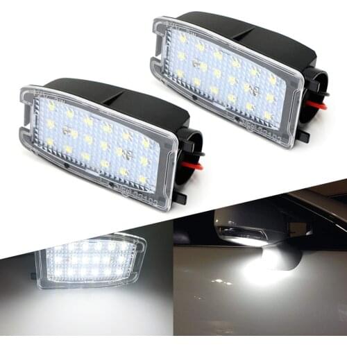 2pcs Canbus LED Under Side Mirror Puddle Lights For Volvo S60 V70 XC70 2001 2002 2003 Land Rover LR2 LR3 LR4 Rang Rover Sport