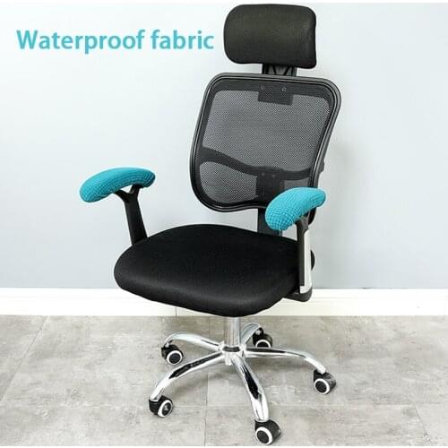 2pcs/Set Office Computer Chair Arm Armrest Slipcovers Covers Pads Flexible