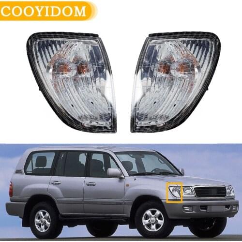 Car Left / Right Front Turn Signal Light Corner Lamp For TOYOTA LAND CRUISER FJ100 1998 1999-2002 LC100 81521-60360 81511-60490