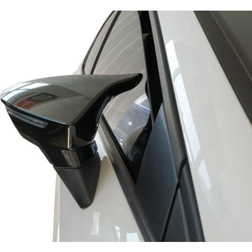 Seat Leon Mirror Cover Batman Mk3 5F FR-Cupra 2012 - 2018 Piano Black Left-Right set. A + quality Modified design