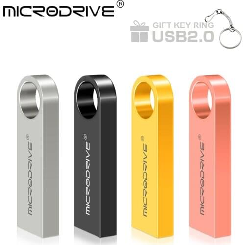 Hot sale Usb flash drive 8GB 16GB 32GB 64GB pen drive 128GB cle usb 32 GB pendrive flash usb stick + keychain for pc