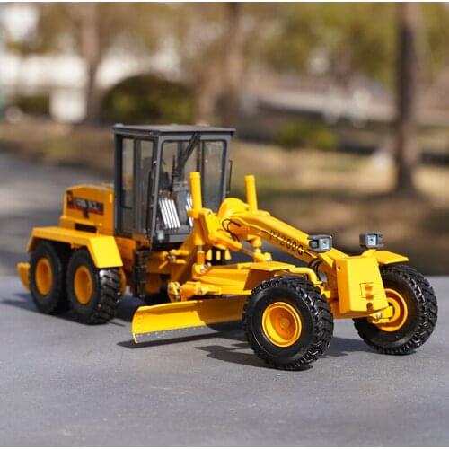 1:35 Diecast Alloy Grader Engineering Vehicle Mechanical Model Toy Adult Collection Decoration Souvenir Ornaments Display Gift