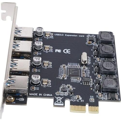 ORICO PNU-4U PCI-E To USB 3.0 Expansion Card 4 Port Super Speed 5Gbps Express Card Adapter For Desktop PC Computer Repair