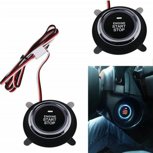 12V Auto Car Engine Start Stop Push Button Keyless Entry Ignition Starter Switch