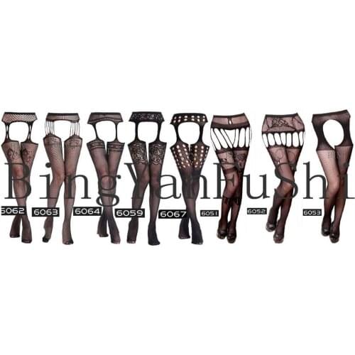 17 Styles Women Sexy Pantyhose Black Fishnet Tights for girls Ladies Thigh High Stocking Jacquard Sheer Hosiery Stockings S04