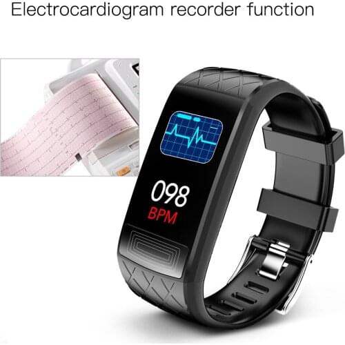Hot Smart band Blood Pressure SmartBand Heart Rate Monitor PPG ECG Smart Bracelet Activity Fitness Tracker Electronics Wristband