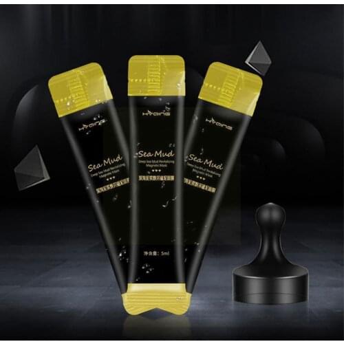 Magnet mud mask blackhead remover skin beauty whitening pores whiten mask black shrink cleansing deep T6S8