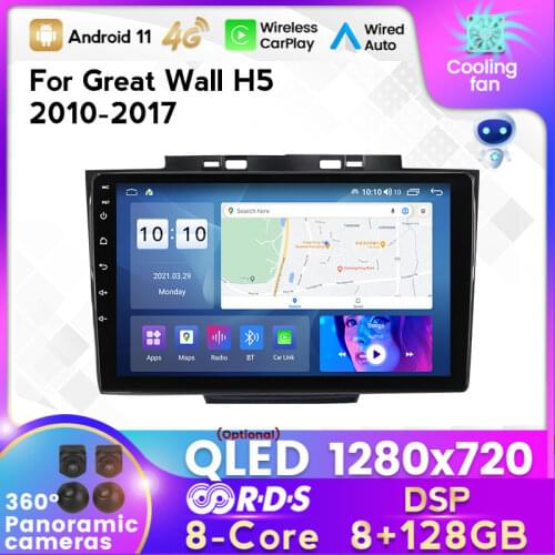 MEKEDE IPS Android Car Radio Multimedia Video Player Navigation for Greatwall Hover H5 H3 2013-2018 GPS Support Carplay DVR SWC