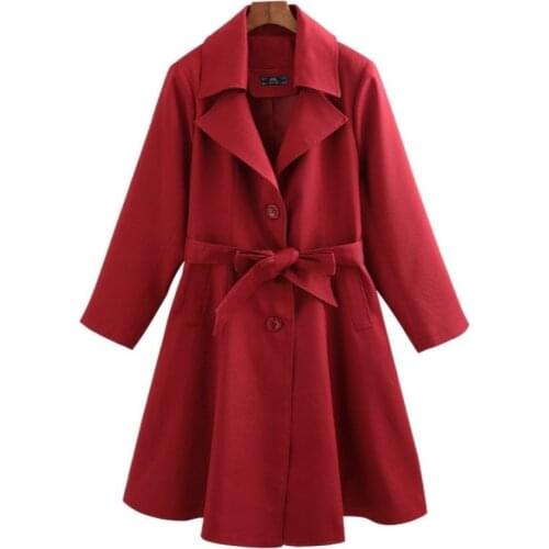 Autumn Winter Plus Size 10xl 9xl 8xl Long Trench Coat For Women 2018 Casual Coat Women Overcoat Office Lady Big Size Clothing