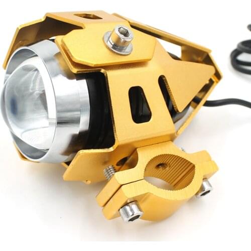 New 2PCS 125 W Motorcycle Headlight Moto Led Lights Motorbike Aluminum Lamp U5 12V Spotlight Accessories Spotlight Fog Light