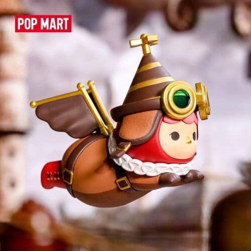 POP MART Pucky Flying Babies Series Art Figures Binary Action Figure Birthday Gift Kid Toy Free shipping