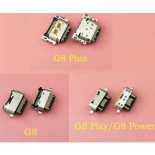 10pcs/lot Micro USB Jack Connector socket Data charging port tail plug Flex Cable For Motorola Moto G8 Plus Play Power
