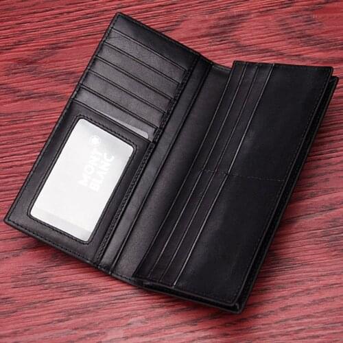 Luxury Brand Man Long Wallet Genuine Leather Outdoor Bags
