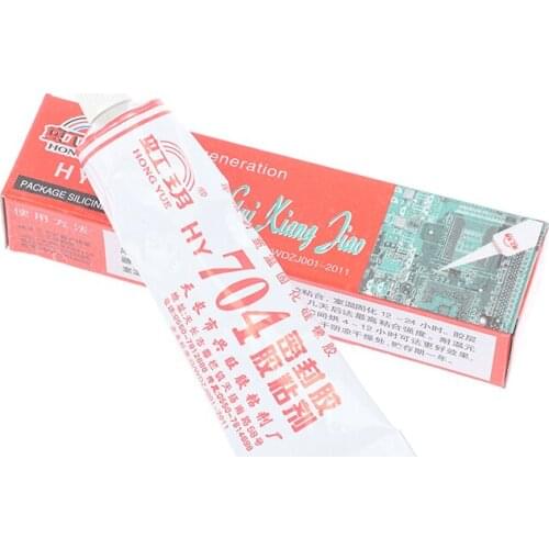 1PC 30g 704 Fixed High Temperature Resistant Silicone Rubber Insulated Sealing Glue Waterproof Silicone Thermal Conductive