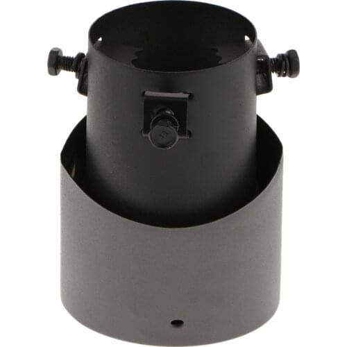 Universal Black Stainless Steel Car Rear Round Exhaust Pipe Tail Muffler Tip