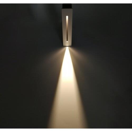 3W Recessed Led Stair Light Indoor Outdoor Step Lights Ladder Stairway Night Light Corridor Wall Lamp AC85-265V Dropshipping