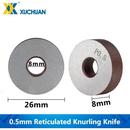 0.5mm Reticulated Knurling Knife Knurling Wheel Inner Hole Embossing Wheel Gear Shaper Cutter Lathe Reticulated Knurling Wheel