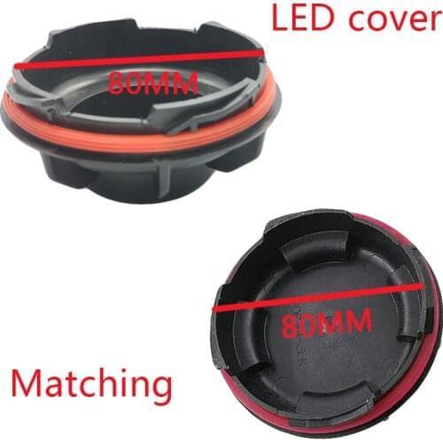 1 Pc For Kia Pegas 2018 Light Protection Cover Lamp Dust Plug Led Bulb Extended Waterproof Cap Body Parts Headlight Housing