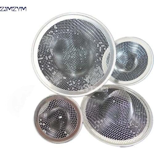 1pc Vegetable pool filter Stainless steel floor drain cover Sewer floor drain Net pool bathroom kitchen anti-plugging tank filte