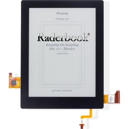 100% original 6" e-ink ED060XH3 touch+ Backlit E-ink Screen For kobo aura(non HD) 6.0 inch eReader LCD Display