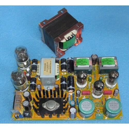 6N1 tube amplifier board Transformer input, transformer 600Ω output Tube headphone pre-amplifier board RCA/XLR output