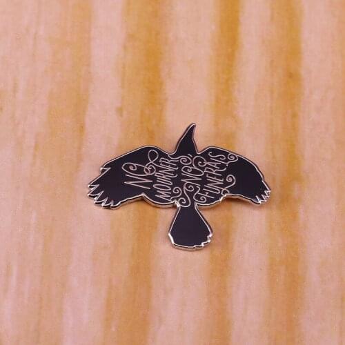 Six of crows inspired quote brooch Goth literature bookworm collection