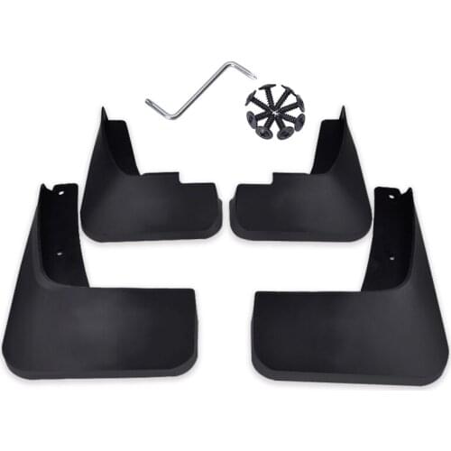 For Toyota RAV4 RAV 4 2016 2017 Car Accessories High quality soft plastic front and rear wheel splash guards 4pcs/set