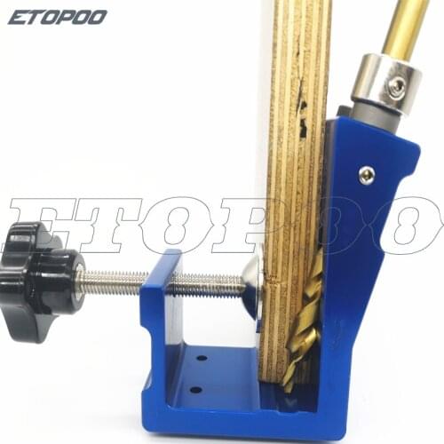 Woodworking Hole Drill Punch Positioner Guide Locator Jig Joinery System Kit Aluminium Alloy Wood Working Carpenter DIY Tools